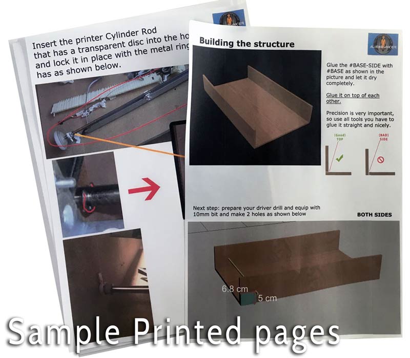 diy dtg printed pages