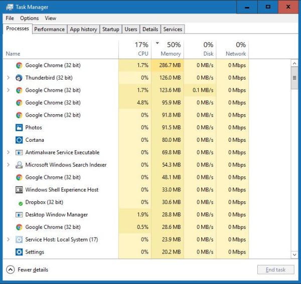 speed up pc task manager