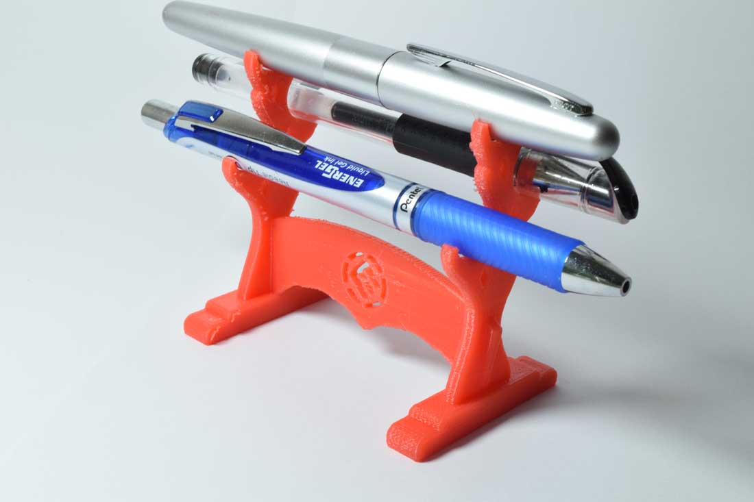 Samurai Themed Pen Holder 3D Printed