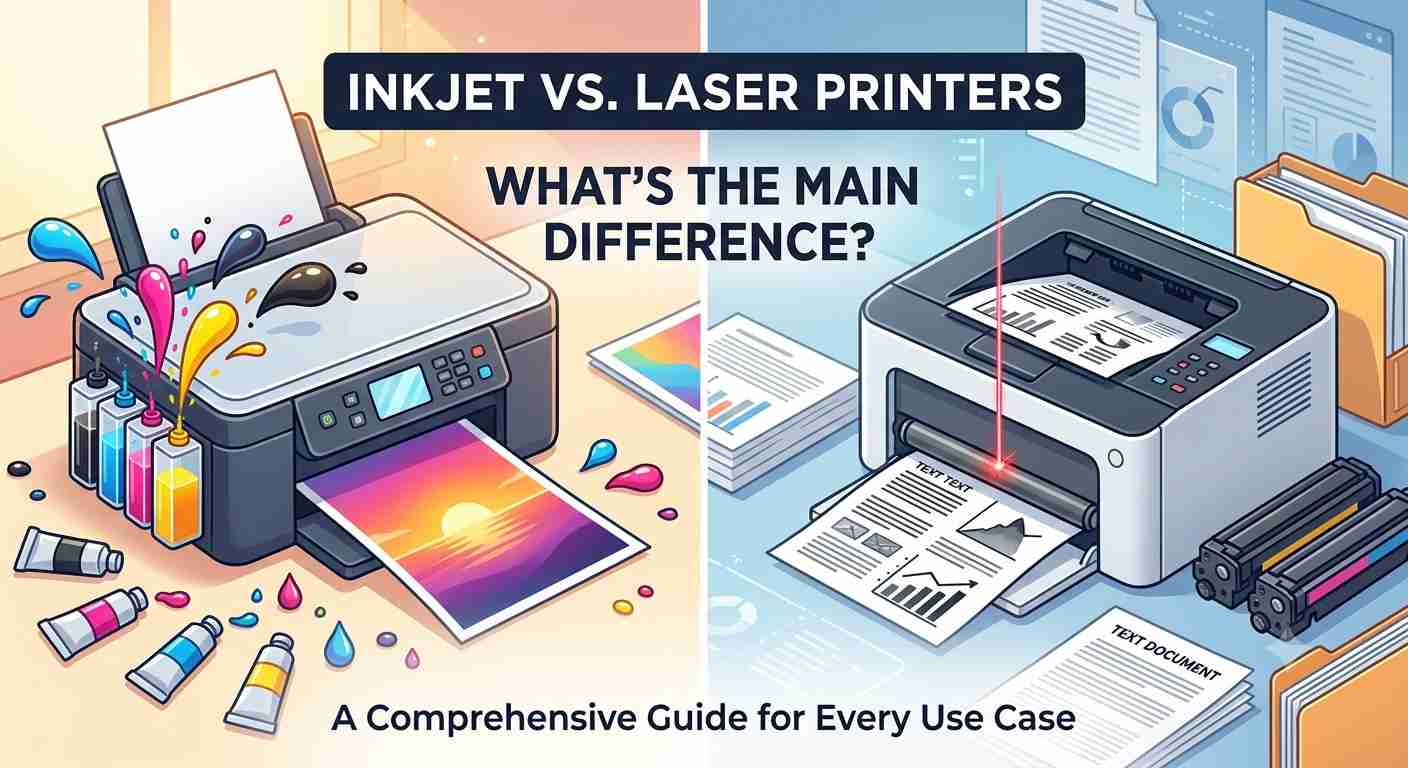 Inkjet Vs. Laser Printers: The Ultimate Showdown (And How to Choose the One You Won’t Hate)