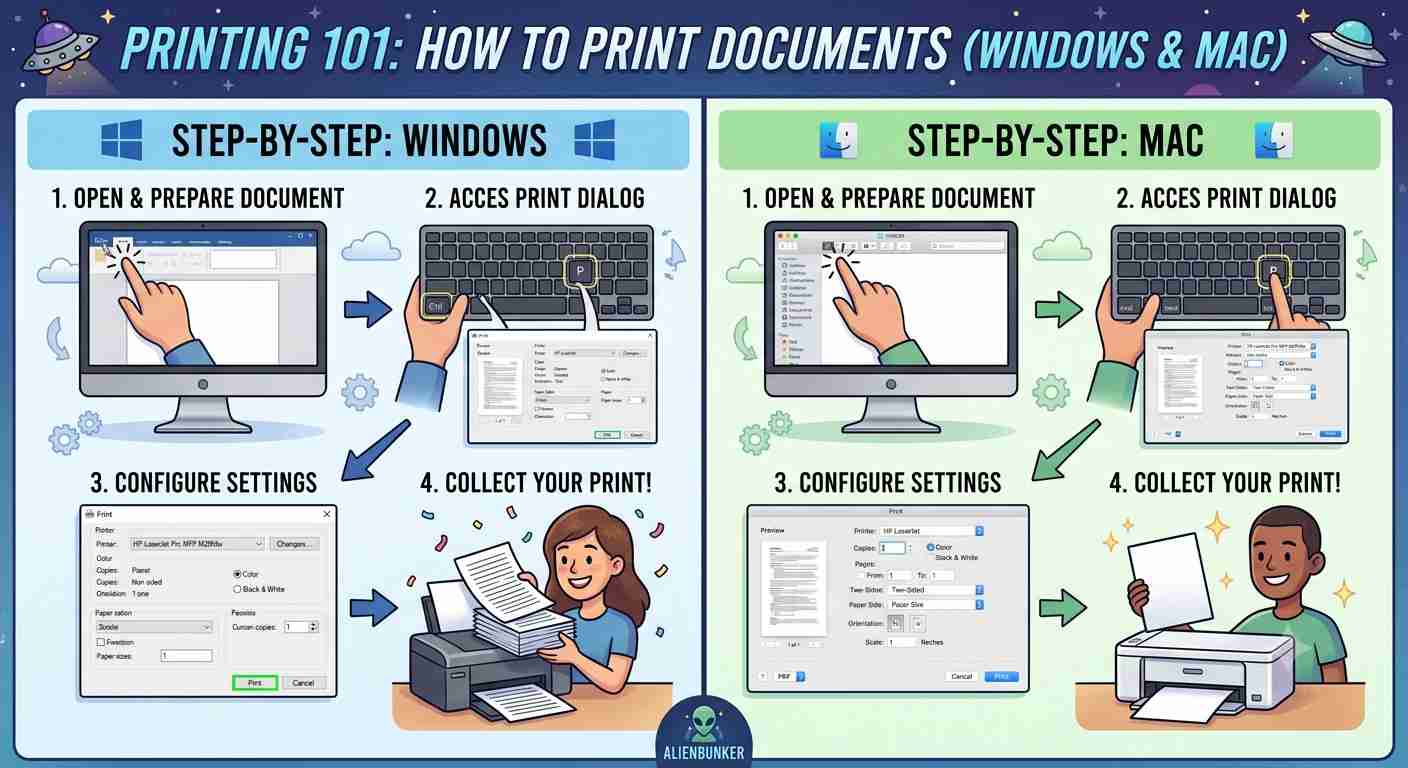 Printing 101: How to Print Documents (Windows & Mac)