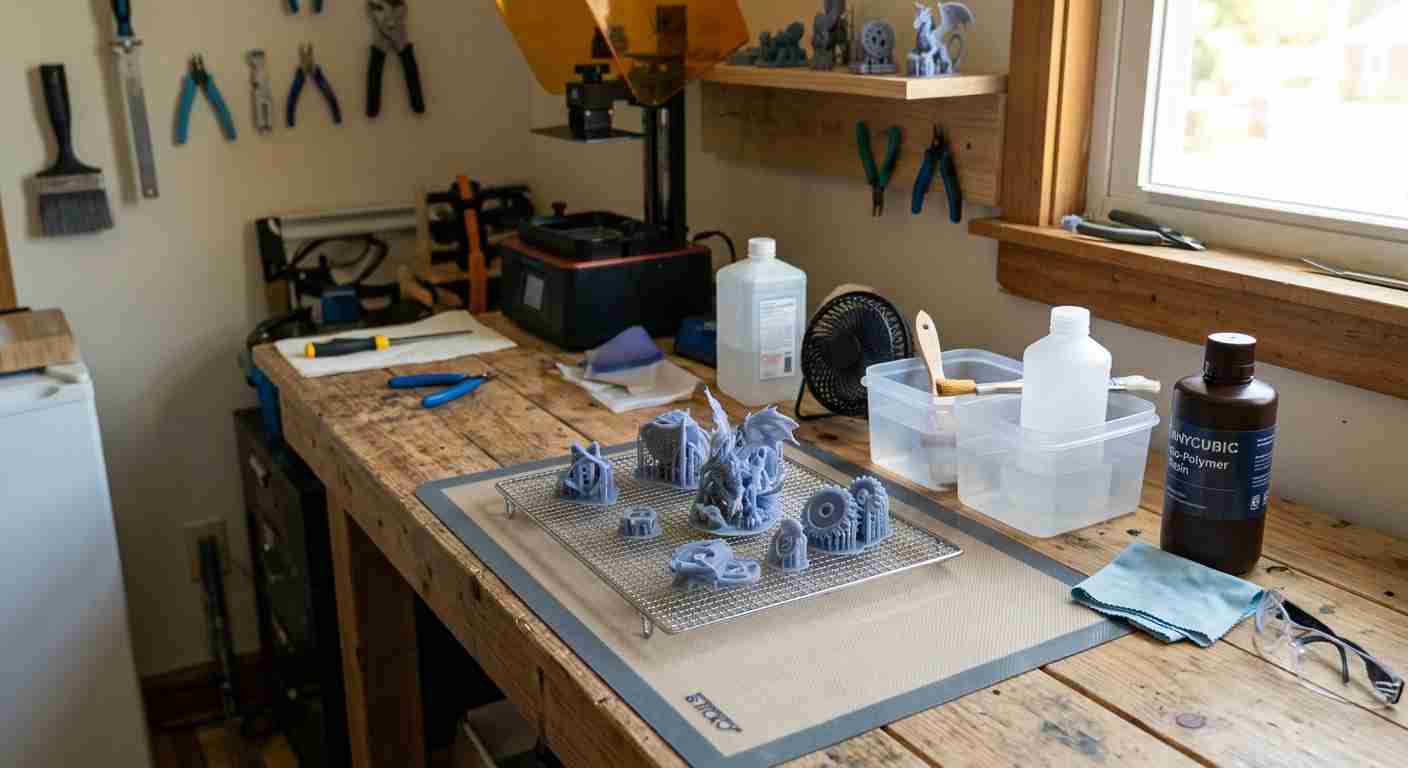 How to Perfectly Cure Resin 3D Prints Without a UV Chamber: 7 Cheap DIY Methods That Actually Work